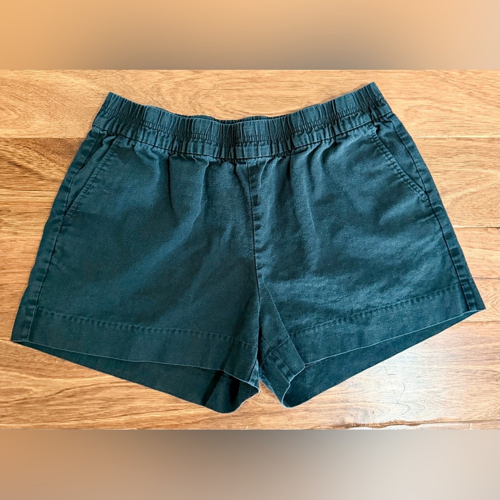 Three Dots Black High Waist Women's Shorts